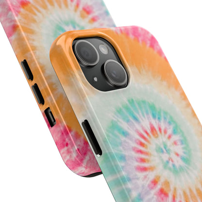 Pastel Swirl Tie-Dye iPhone Case – Soft & Minimalistic Style