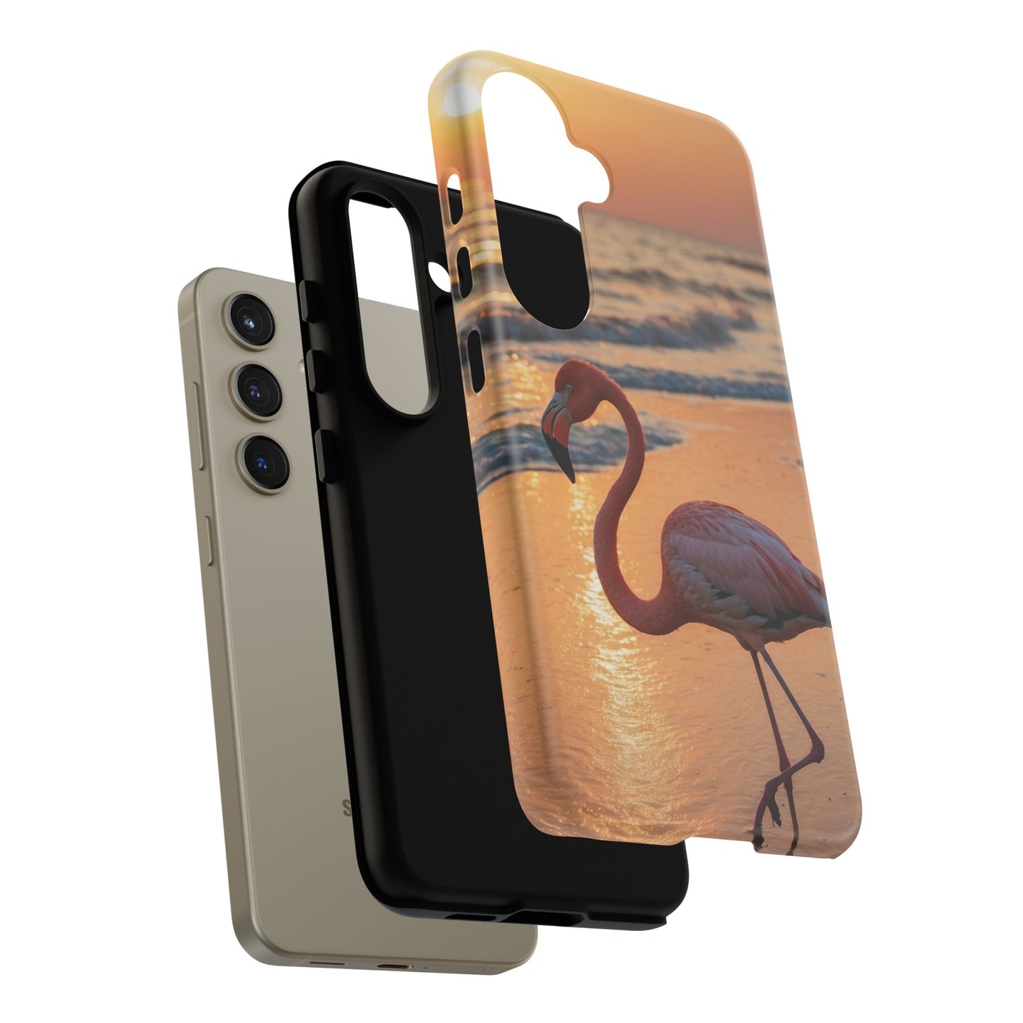 Island Beauty – Flamingo Samsung Galaxy Case