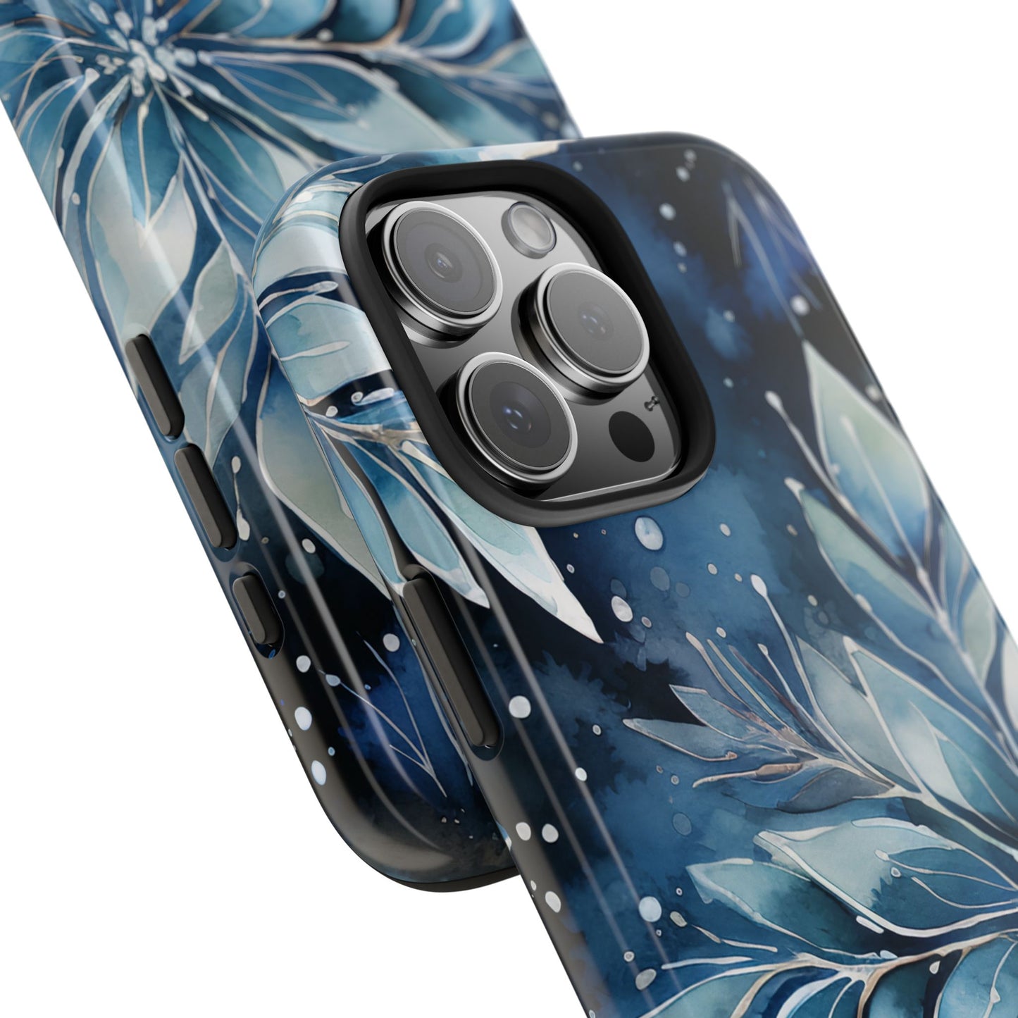 Winter’s Embrace – Blue Snowflake Samsung Galaxy Case