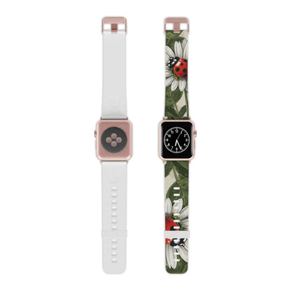 Ladybug & Daisy Garden Charm Apple Watch Band