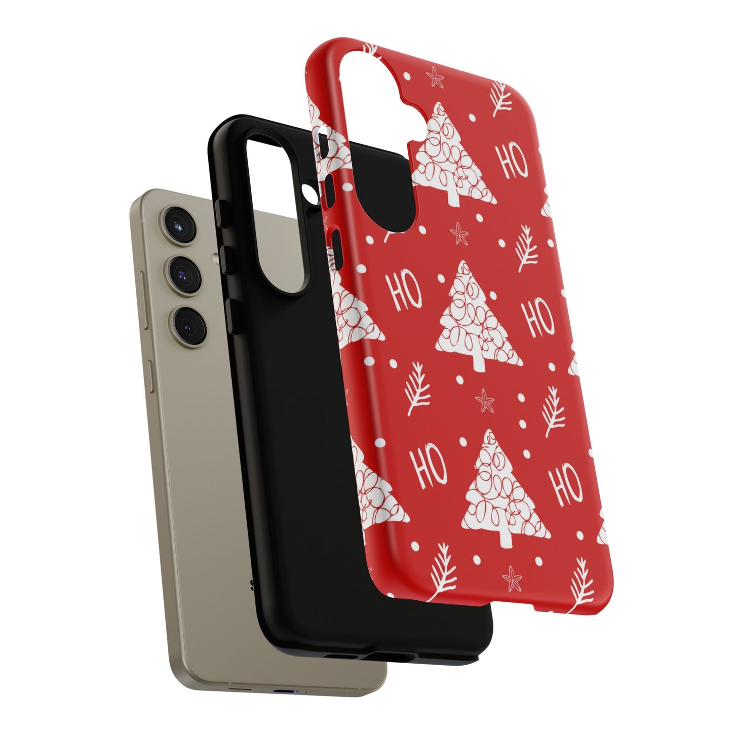 Samsung Galaxy Case: Ho Ho Ho – Christmas Tree Wonderland