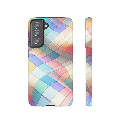 Pastel Prism Plaid iPhone Case