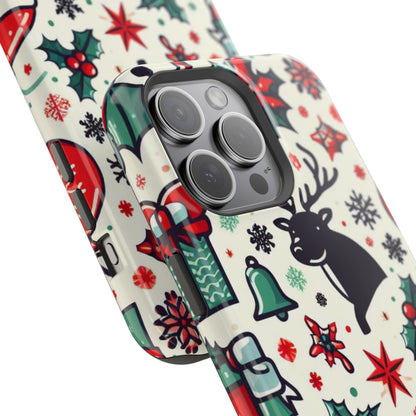 Cartoon Christmas Cheer – MagSafe iPhone Case