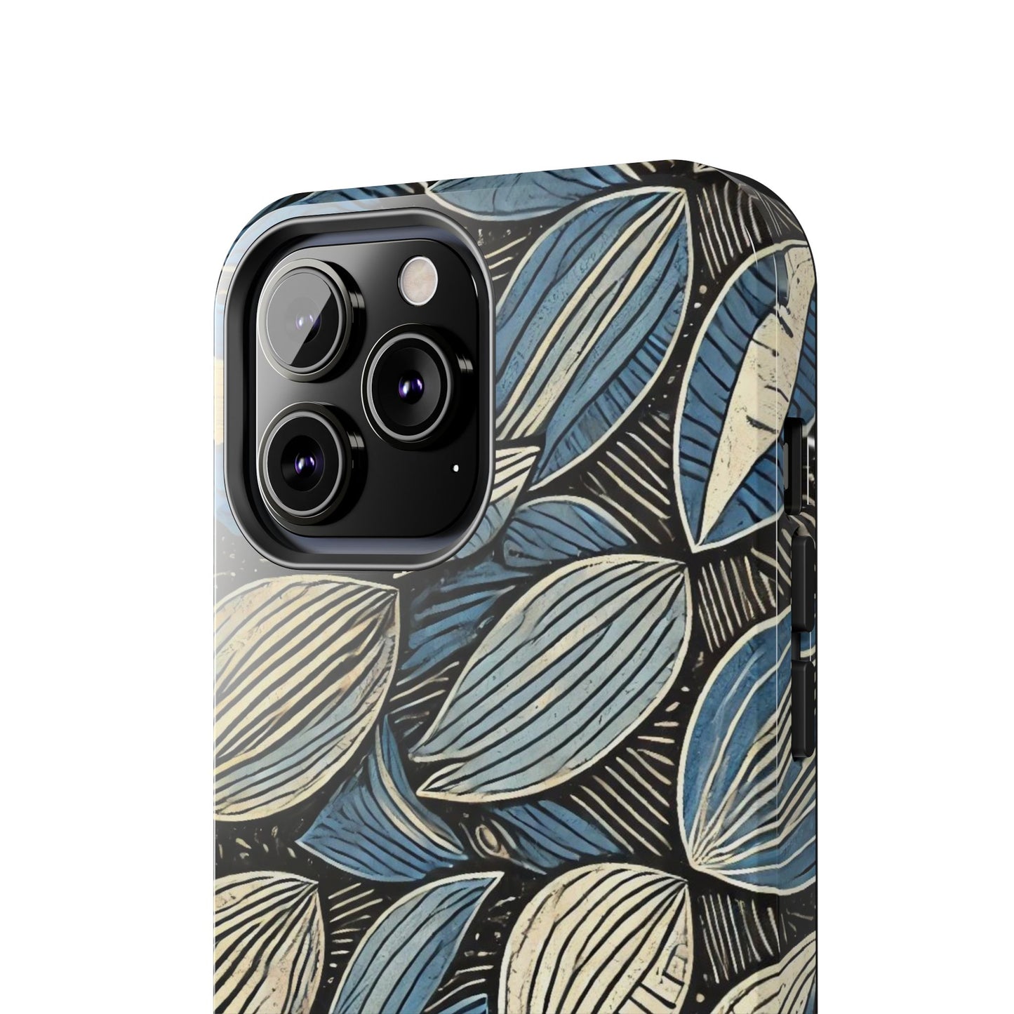 Botanical Leaf Pattern iPhone Case - Nature-Inspired Protective Cover