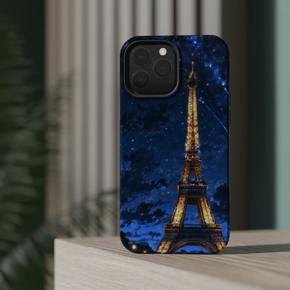 MagSafe Case - Eiffel Tower Under Starlit Sky Design