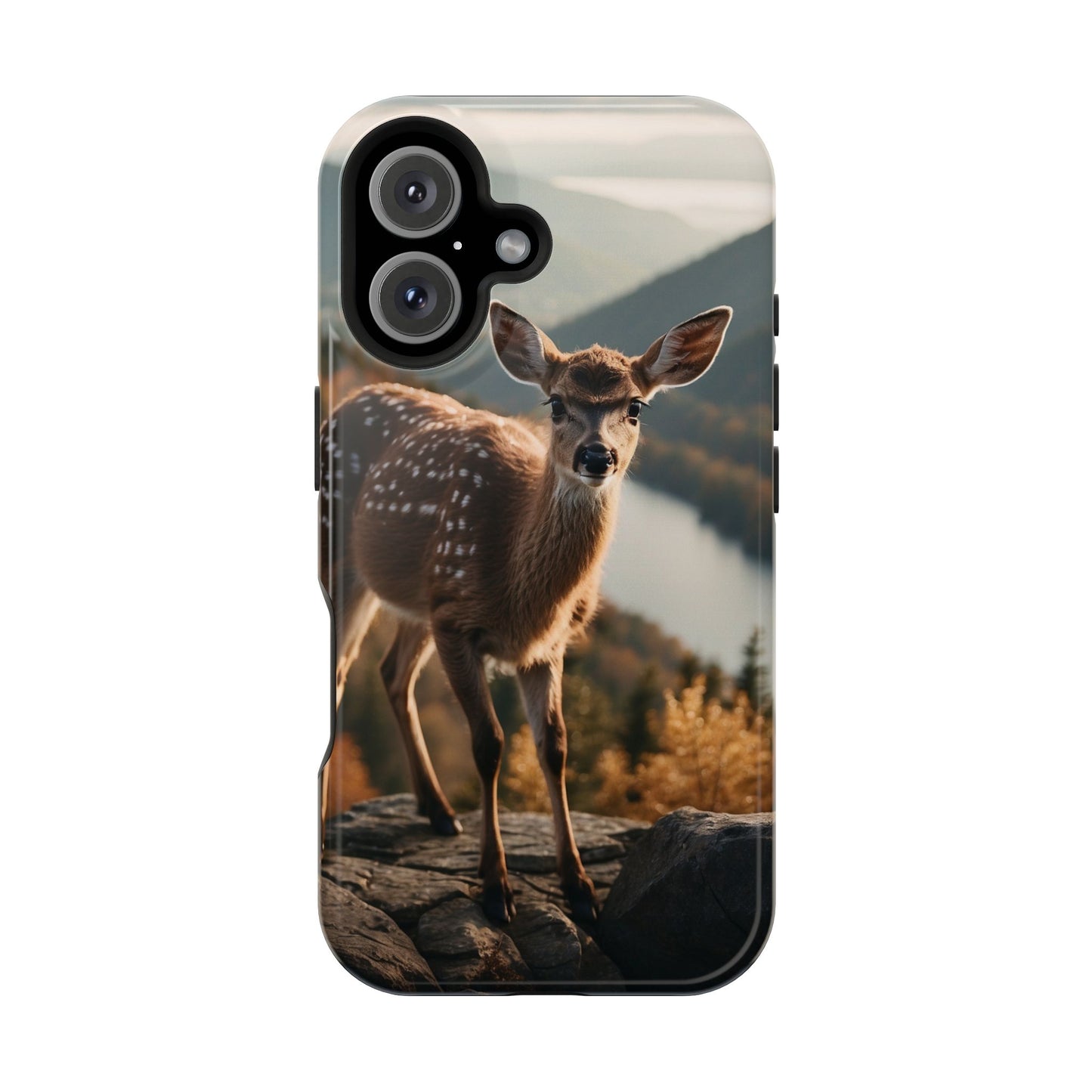 Whimsical Fawn in a Sunlit Forest MagSafe iPhone Case