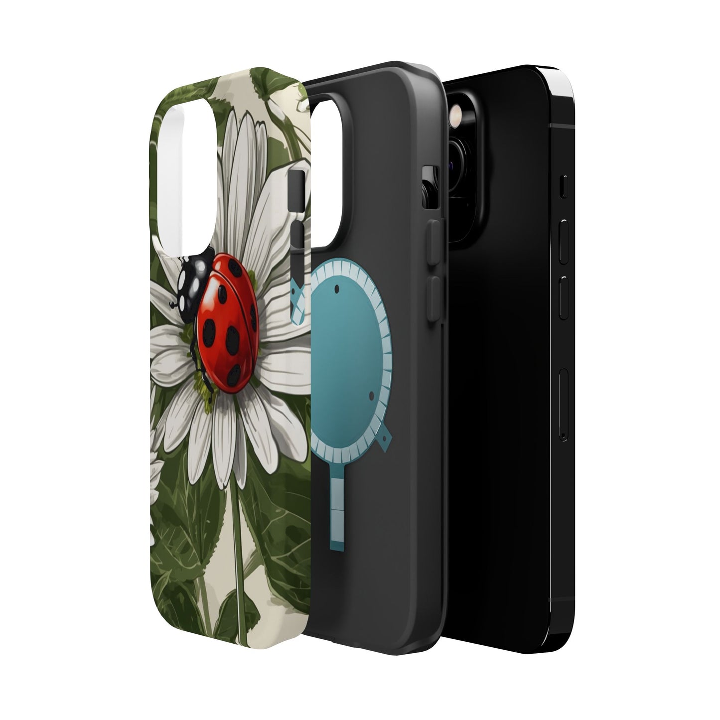 Ladybug & Daisy Garden Charm - MagSafe iPhone Case