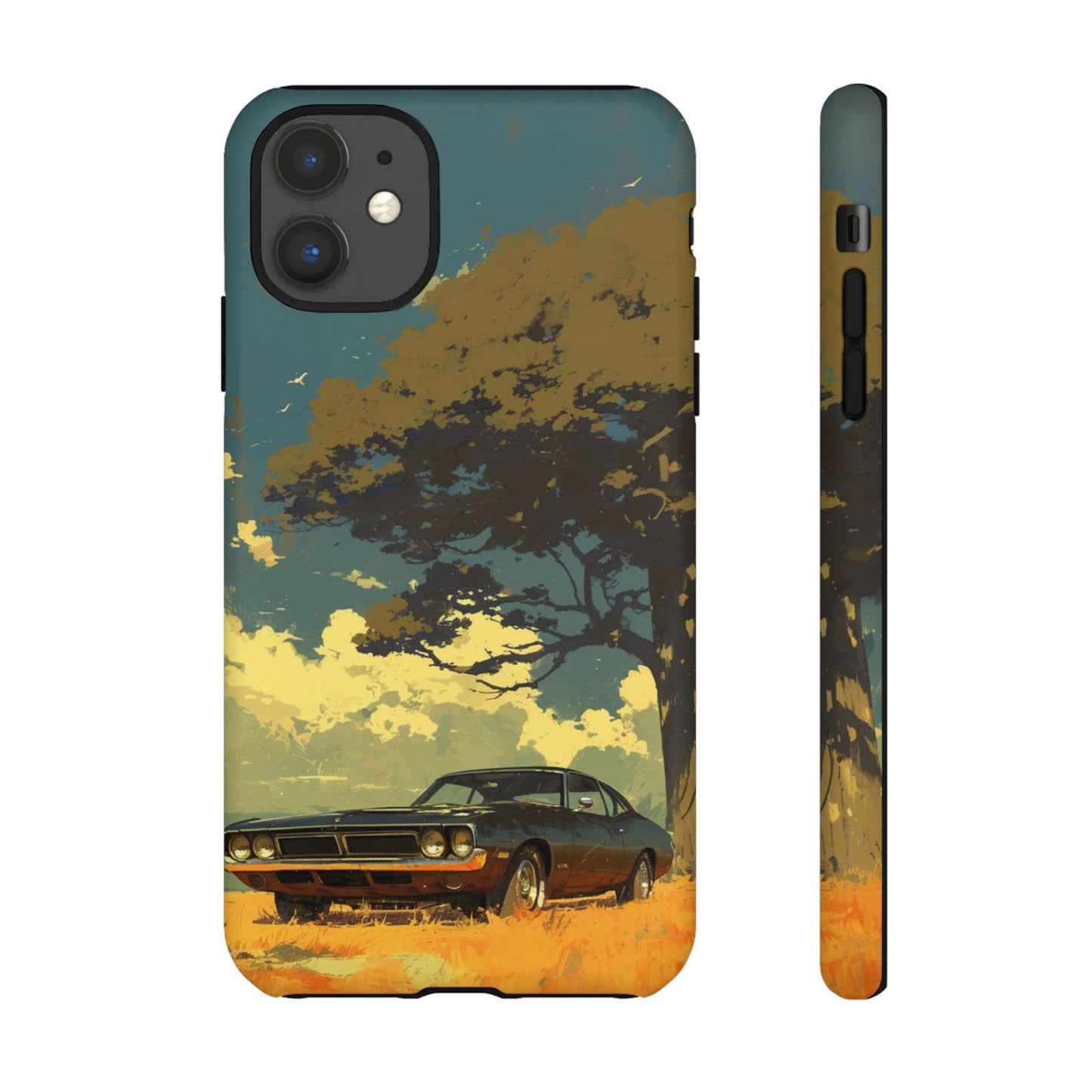 Retro Road Trip Vintage Car iPhone Case