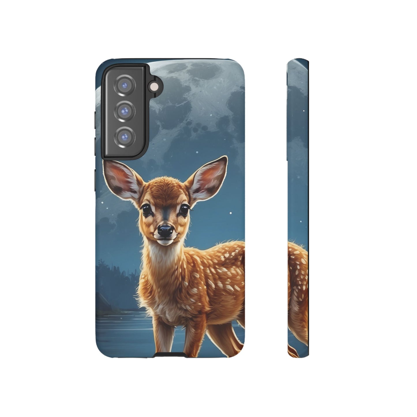 Samsung Galaxy Case – Enchanted Fawn Under the Moonlit Sky