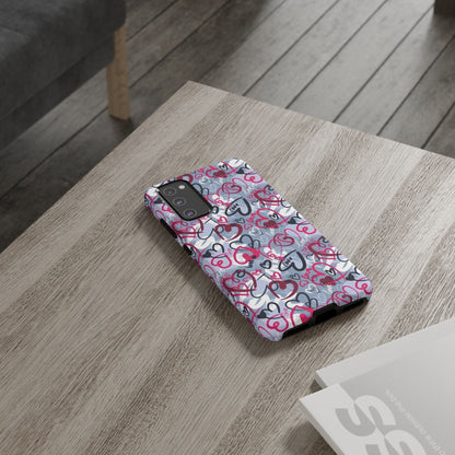 Graffiti Love Hearts Samsung Galaxy Case