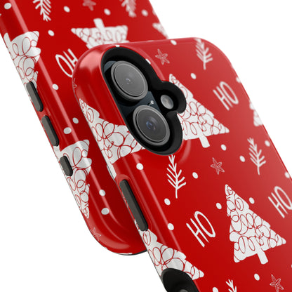 MagSafe iPhone Case: Ho Ho Ho – Christmas Tree Wonderland