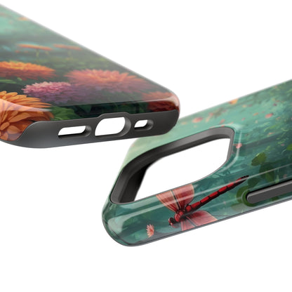 Enchanted Forest Dragonflies & Blossoms – MagSafe iPhone Series Case