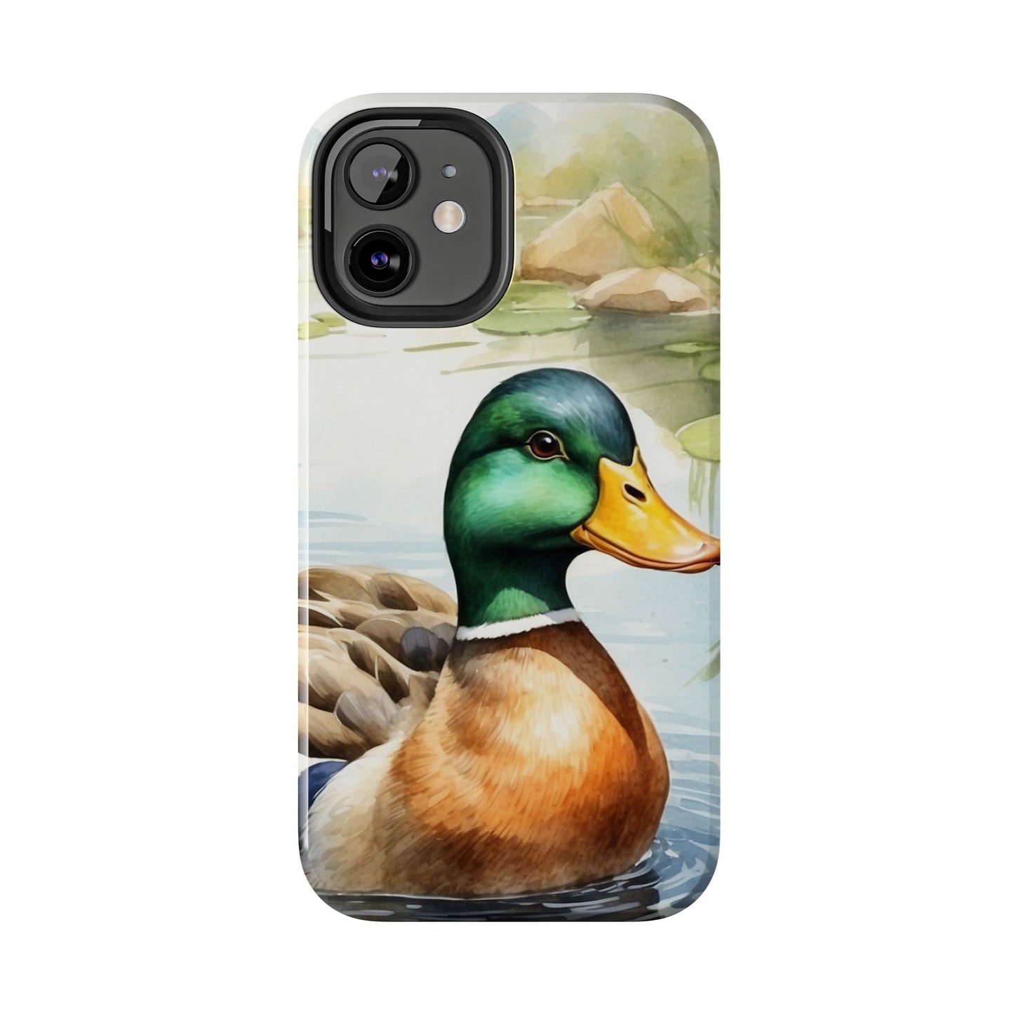 Serene Duck Reflection - iPhone Case