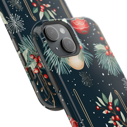 Elegant Christmas Ornaments and Pine - MagSafe iPhone Series Case