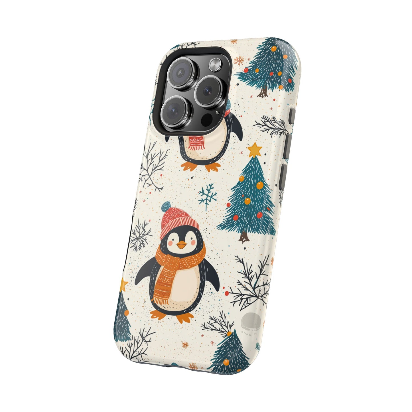 Snowy Christmas Cheer MagSafe iPhone Case