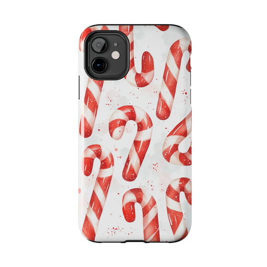 Festive Candy Cane Delight - iPhone Series Case