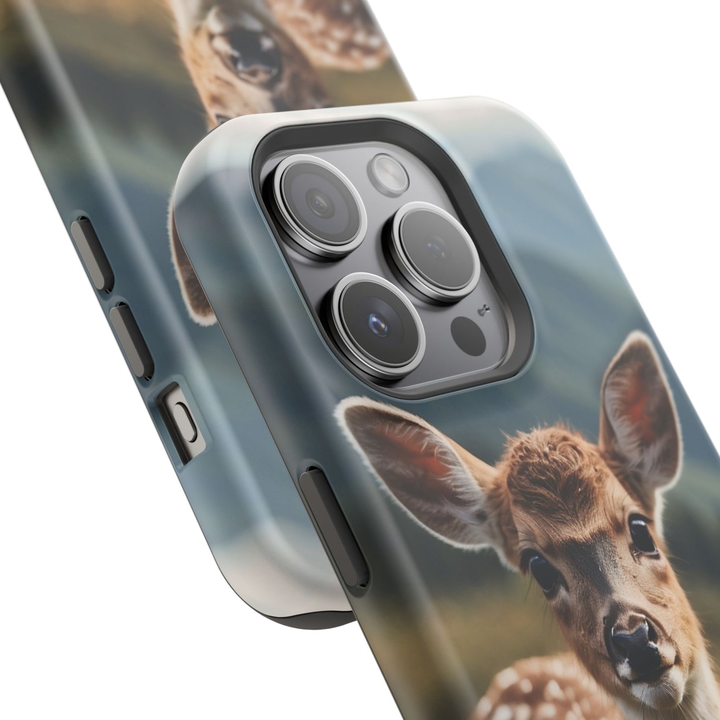 Gentle Fawn in Mountain Meadows MagSafe iPhone Case