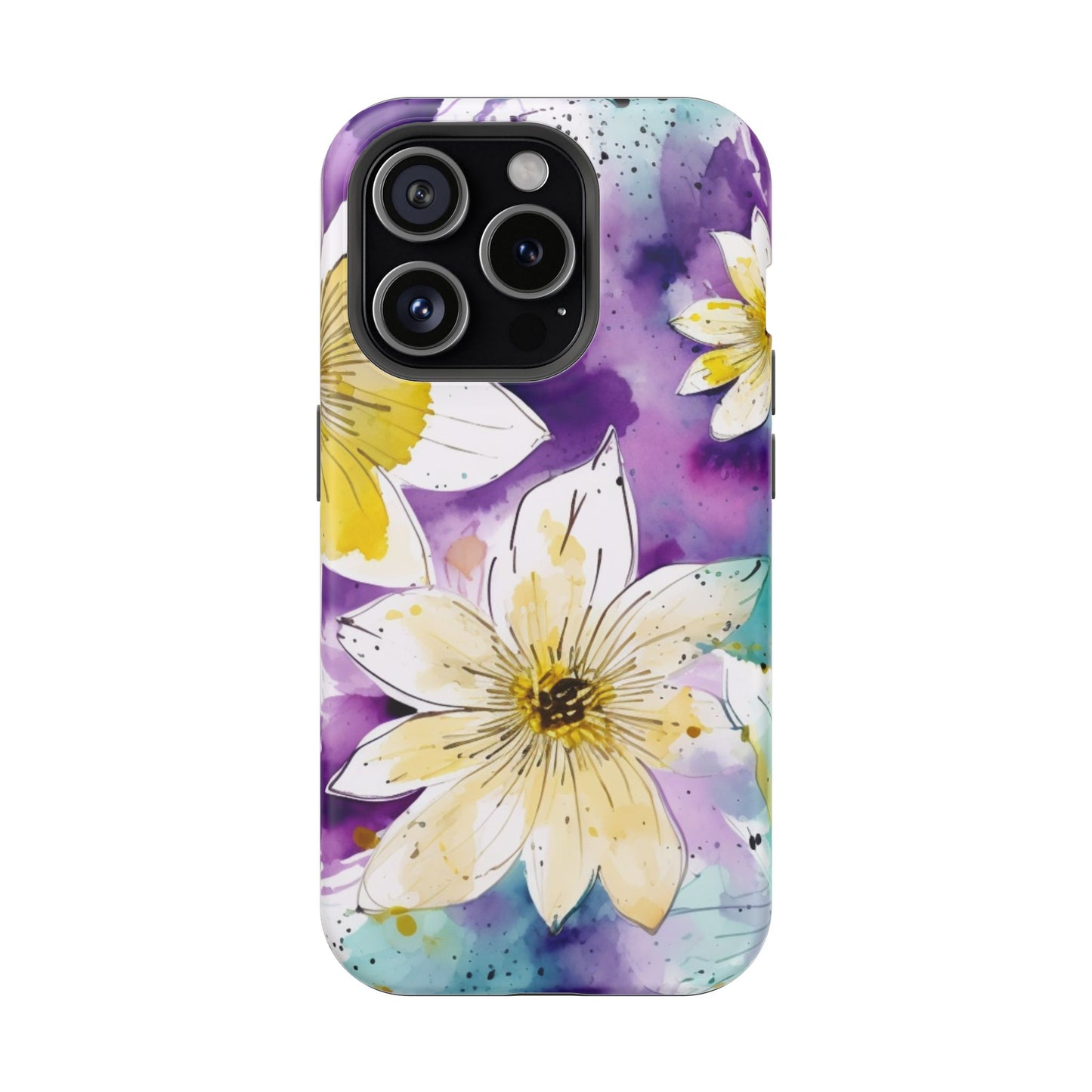 Abstract Floral Watercolor Splash - MagSafe iPhone Series Case