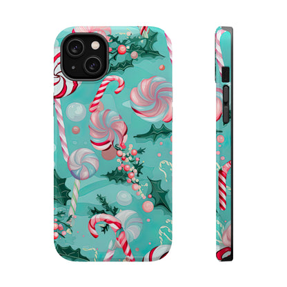 Candy Cane & Peppermint Holiday Delight – MagSafe iPhone Series Case