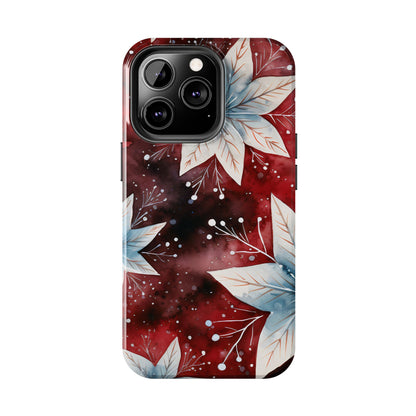 Winter Bloom Poinsettia – iPhone Case