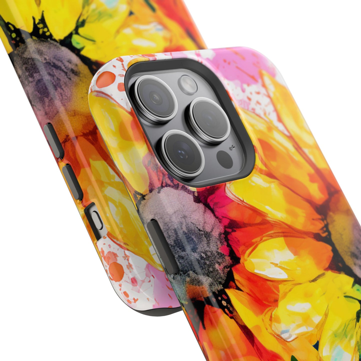 Bold Watercolor Sunflowers - MagSafe iPhone Series Case