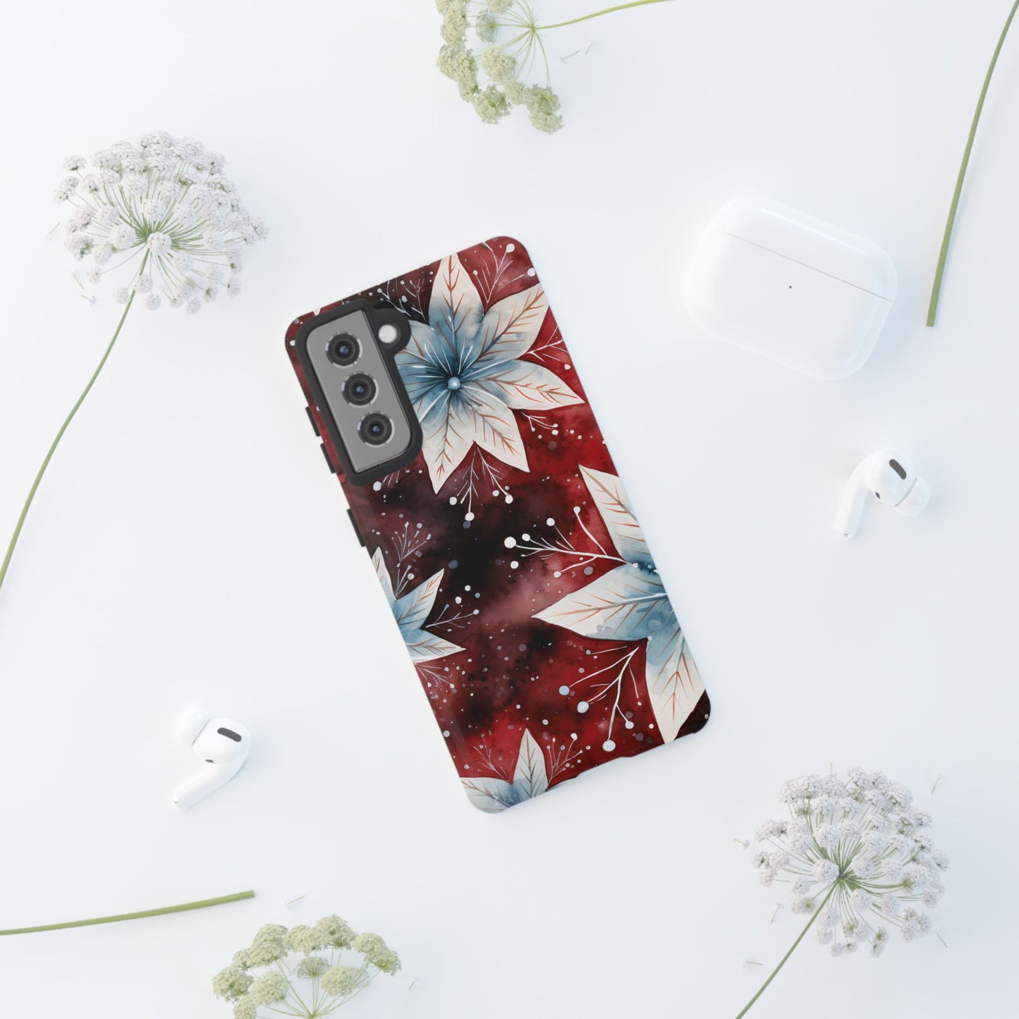 Winter Bloom Poinsettia – Samsung Galaxy Case