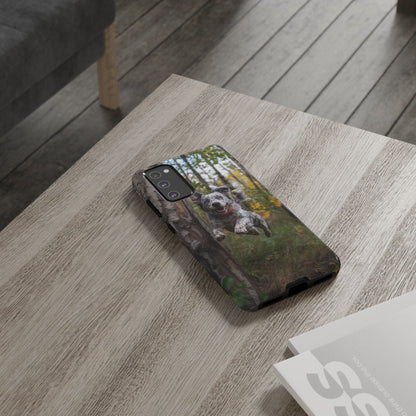 Happy Forest Dog iPhone Case – Nature-Inspired Protective Cover