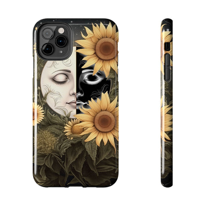 Sunflower Moon and Stars iPhone Case – Ethereal Art