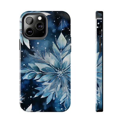 Winter’s Embrace – Blue Snowflake Samsung Galaxy Case