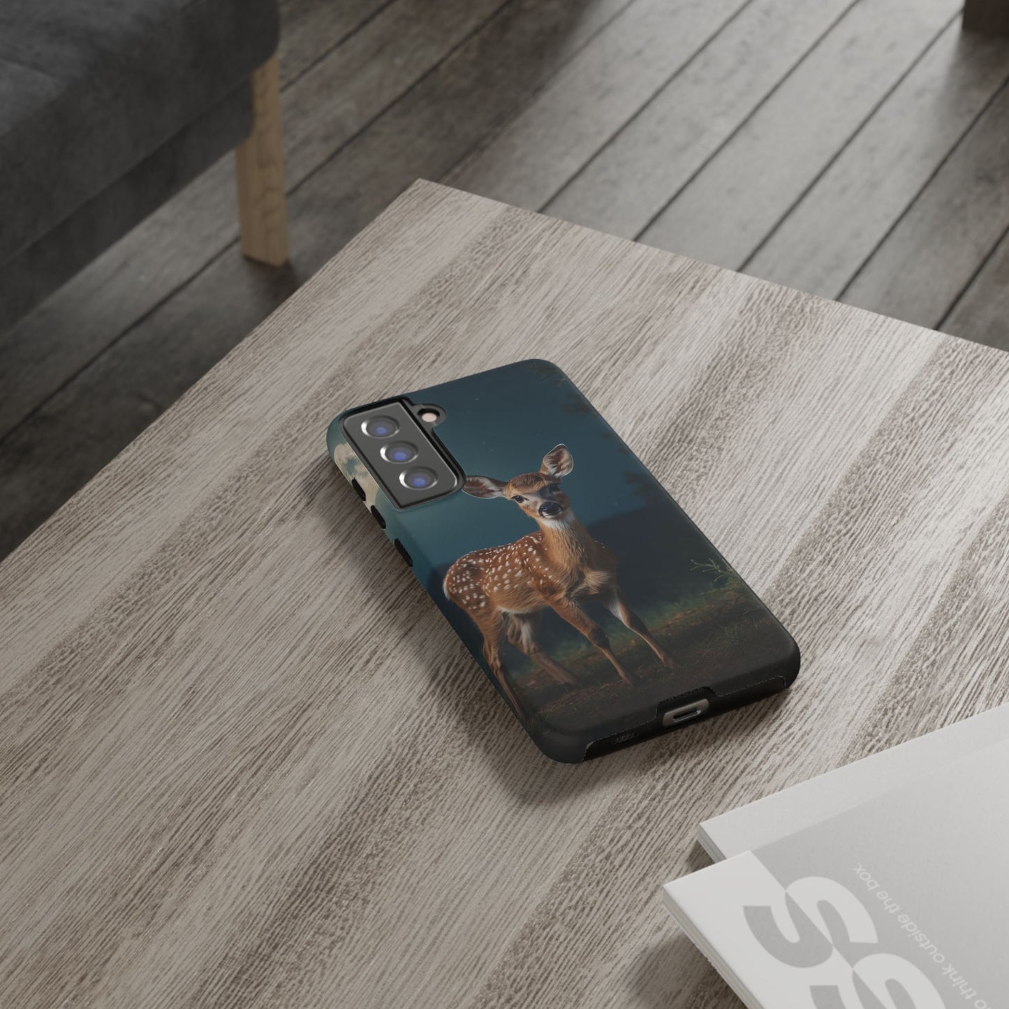 Samsung Galaxy Case – Mystic Fawn Under the Moonlit Sky