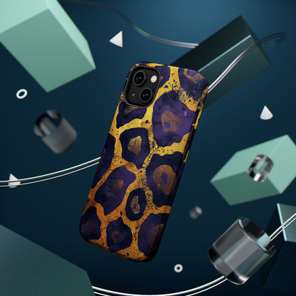 Regal Amethyst Leopard iPhone Case