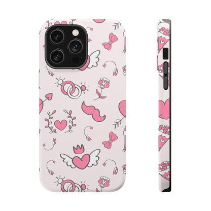 Pink Love Icons MagSafe Case