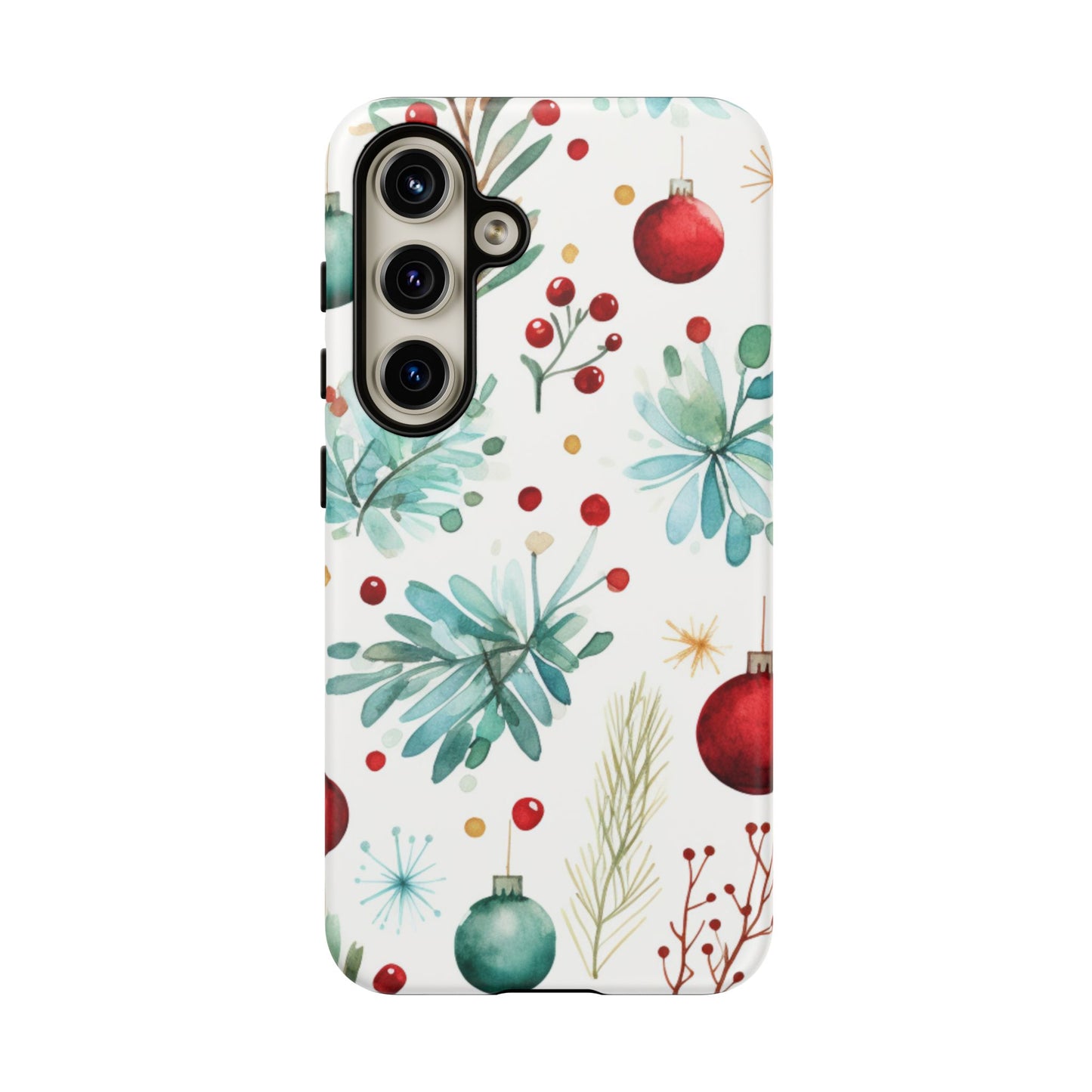 Festive Holiday Ornament Pattern – Samsung Galaxy Case