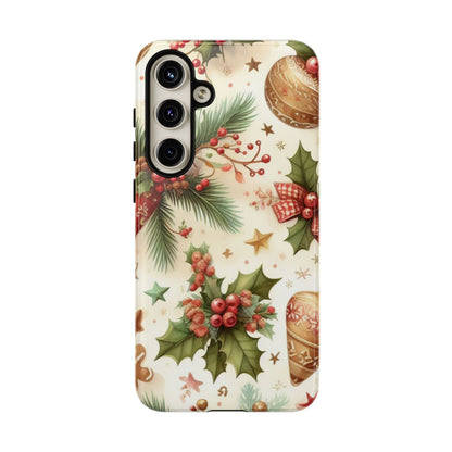 Classic Christmas Stocking & Ornaments Pattern – Samsung Galaxy Series Case