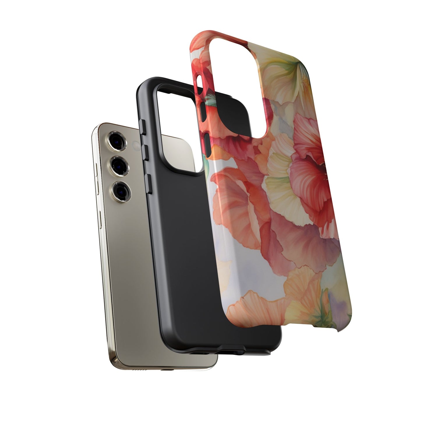 Gumamela Blush Pink Watercolor Floral – Samsung Galaxy Case