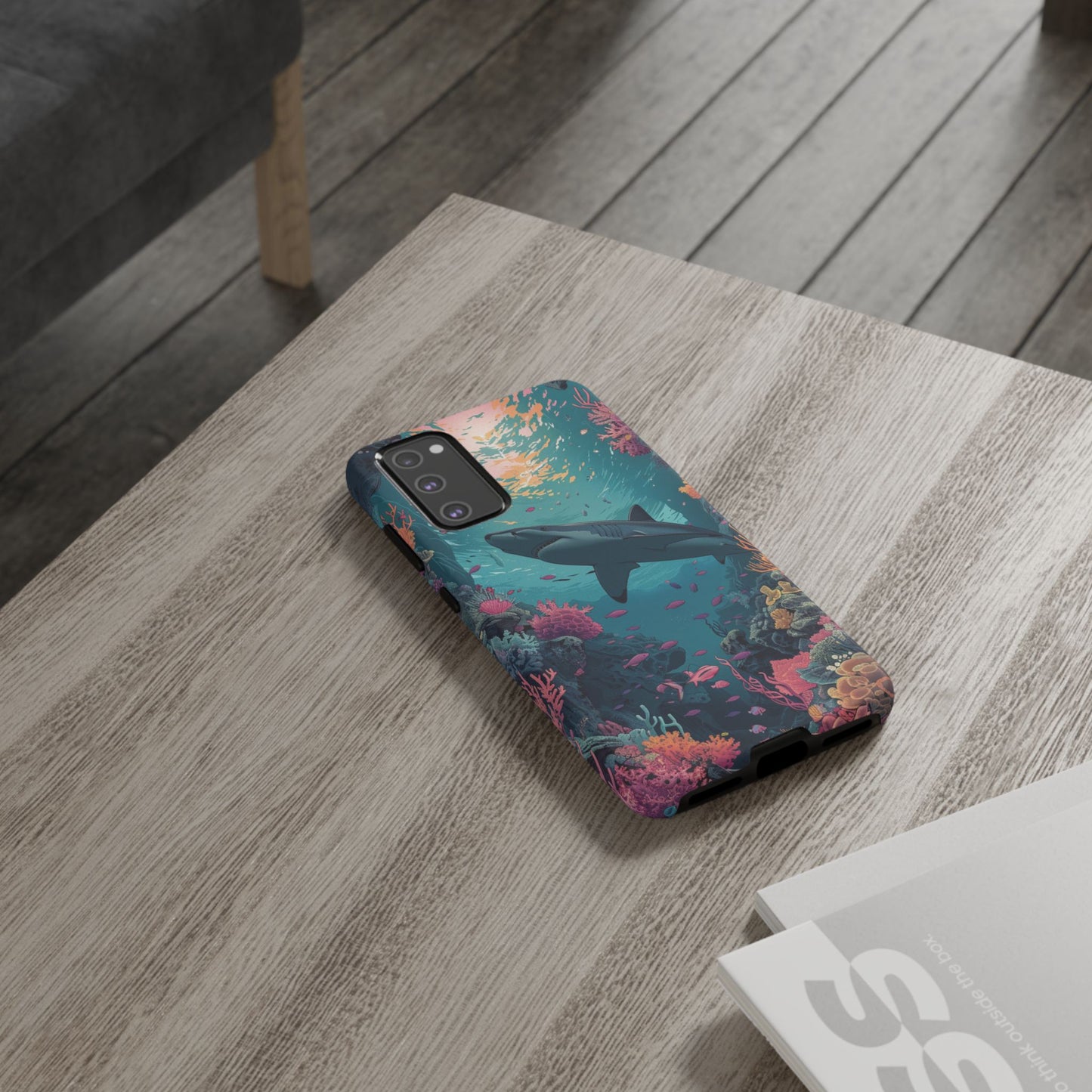 Ocean Shark Coral Reef iPhone Case