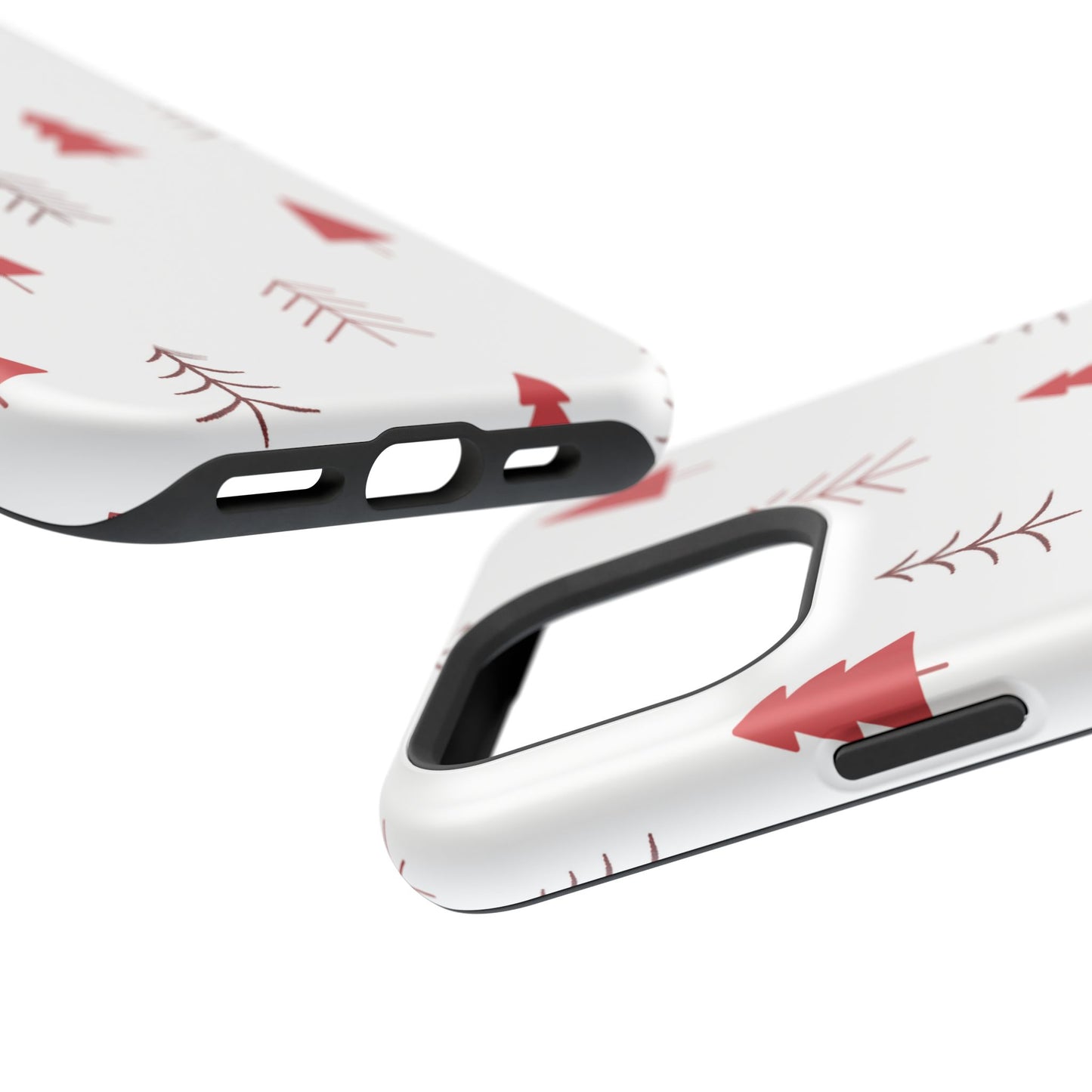 Scandi Red Pine Trees - MagSafe iPhone Series Case