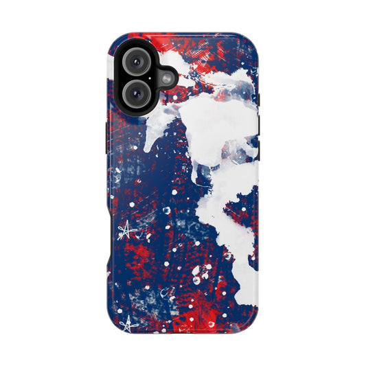 Abstract American Flag Art – MagSafe iPhone Case - BOGO Cases