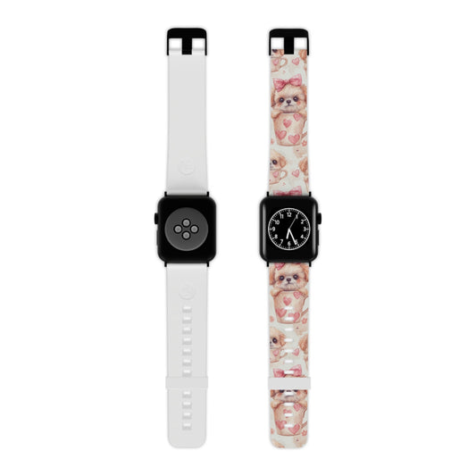 Adorable Puppy in Teacup Apple Watch Band - BOGO Cases