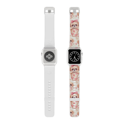 Adorable Puppy in Teacup Apple Watch Band - BOGO Cases