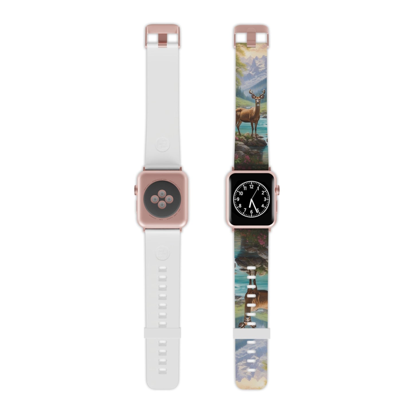 Alpine Serenity Stag in Mountain Bliss Apple Watch Band - BOGO Cases