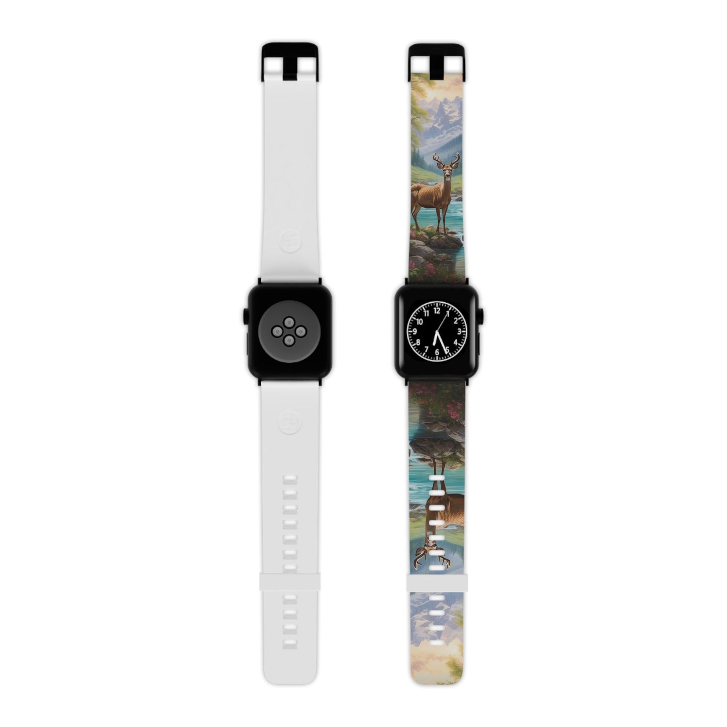Alpine Serenity Stag in Mountain Bliss Apple Watch Band - BOGO Cases