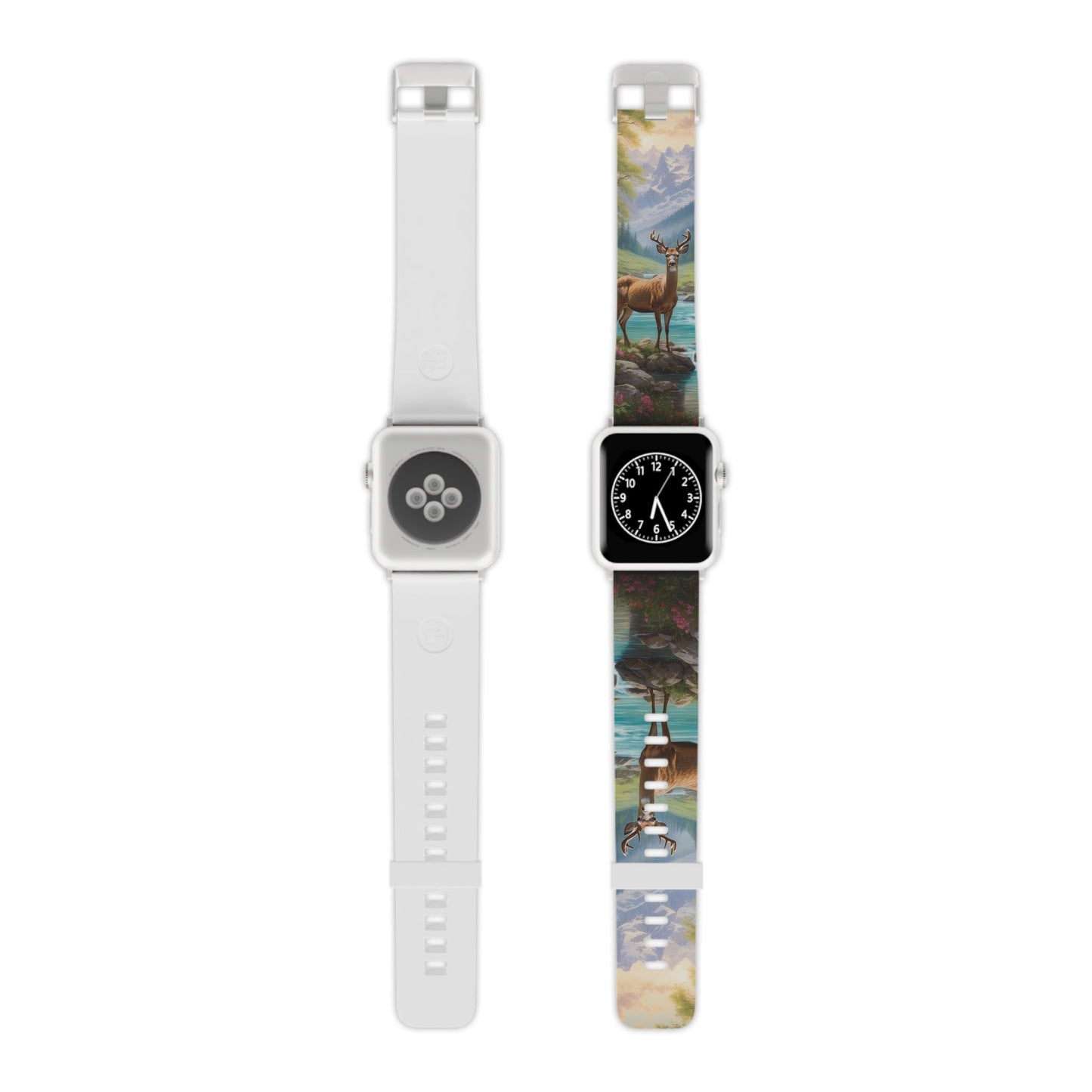 Alpine Serenity Stag in Mountain Bliss Apple Watch Band - BOGO Cases