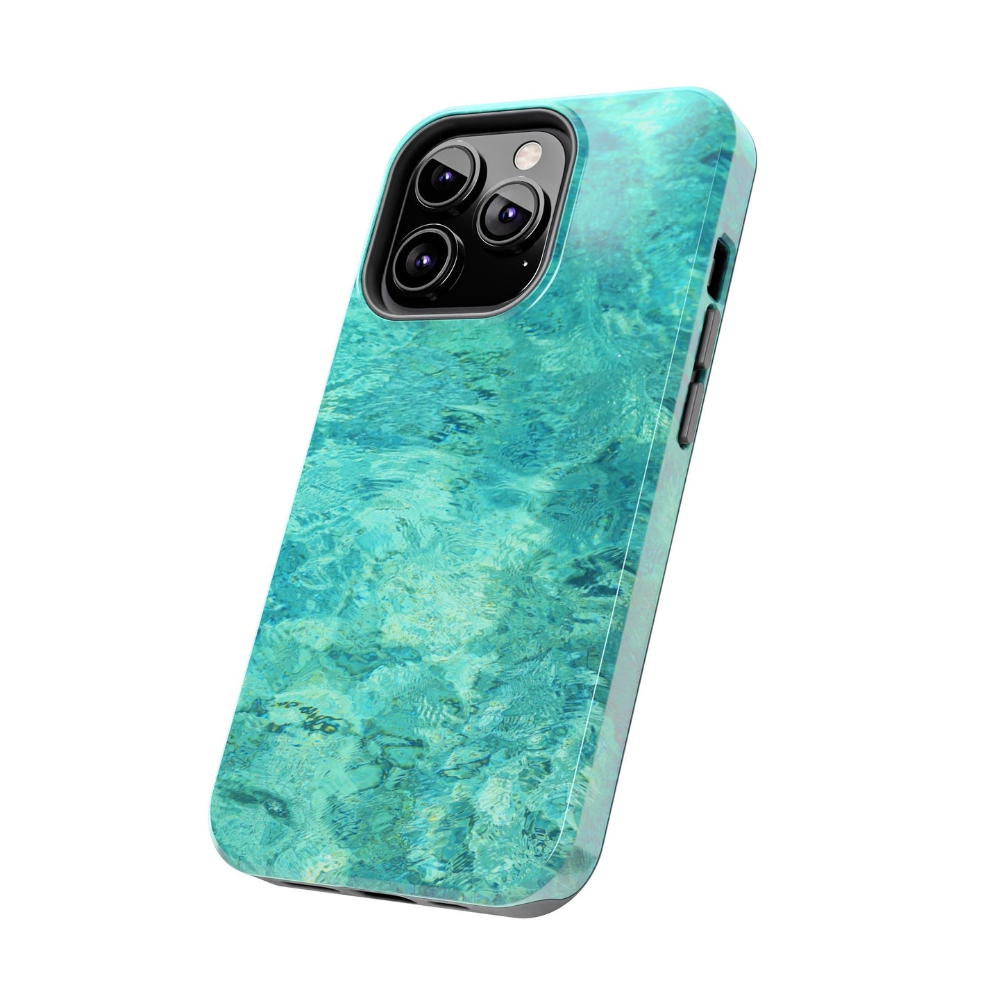 Aqua Blue Water iPhone Case – Relaxing Beach - Inspired Design - BOGO Cases