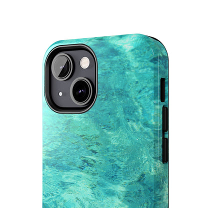 Aqua Blue Water iPhone Case – Relaxing Beach - Inspired Design - BOGO Cases