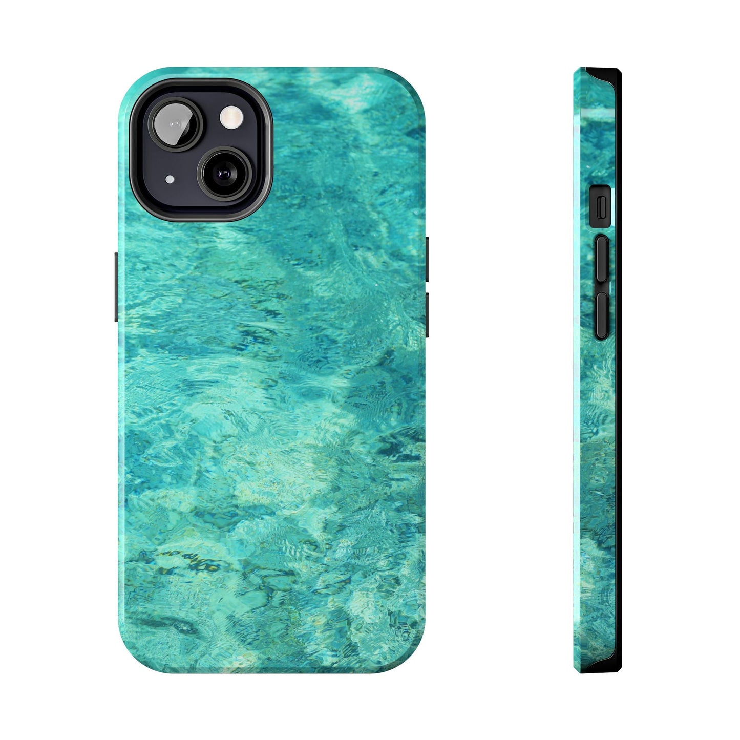 Aqua Blue Water iPhone Case – Relaxing Beach - Inspired Design - BOGO Cases