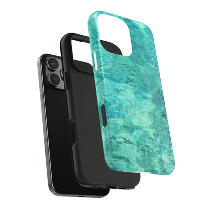 Aqua Blue Water iPhone Case – Relaxing Beach - Inspired Design - BOGO Cases
