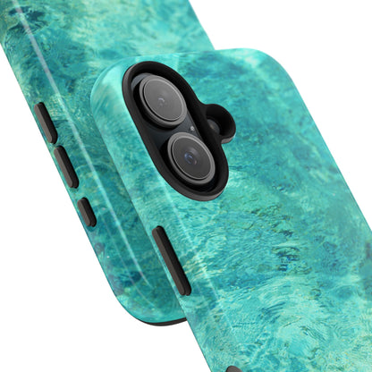 Aqua Blue Water iPhone Case – Relaxing Beach - Inspired Design - BOGO Cases