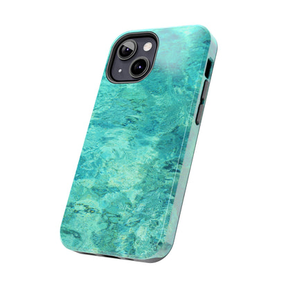 Aqua Blue Water iPhone Case – Relaxing Beach - Inspired Design - BOGO Cases
