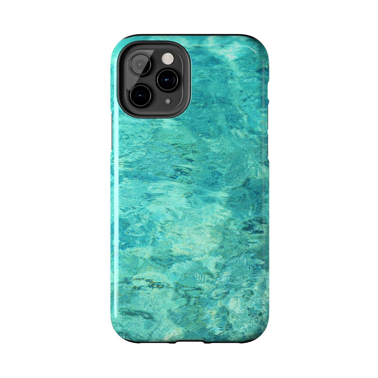 Aqua Blue Water iPhone Case – Relaxing Beach - Inspired Design - BOGO Cases